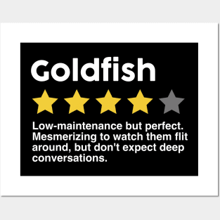 Goldfish rating Posters and Art